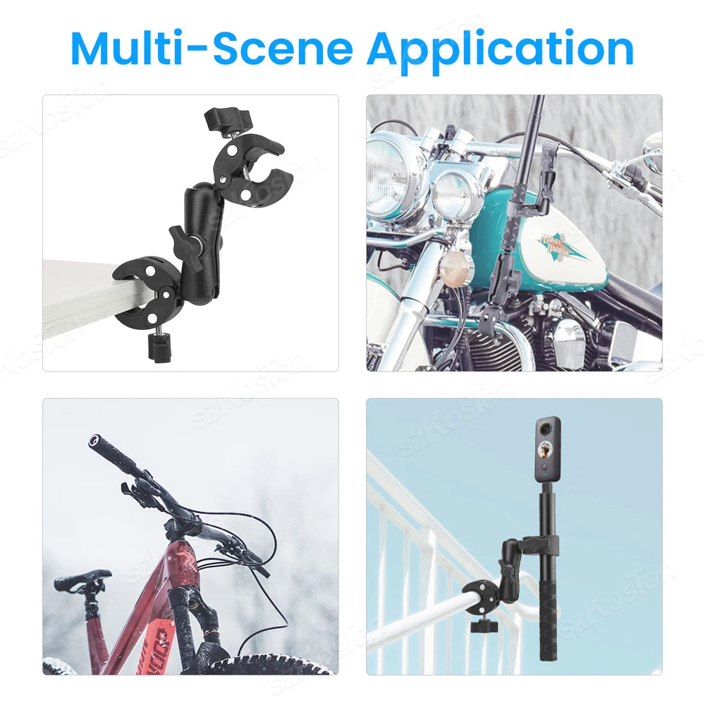 Bike Handlebar Mount Selfie Stick for GoPro Insta360 DJI Accessories