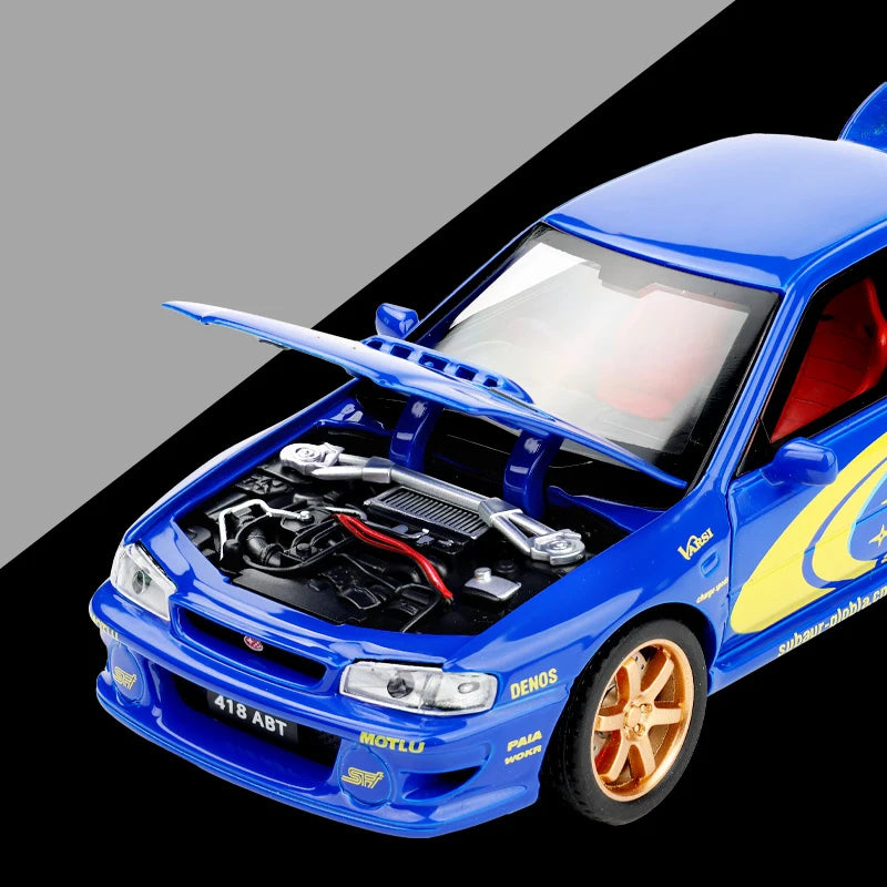 JDM 1/32 Impreza WRX STI Supercar Diecast Model Alloy Metal Car Classic Love Collection Hobby Birthday Gifts With Friend Trendy