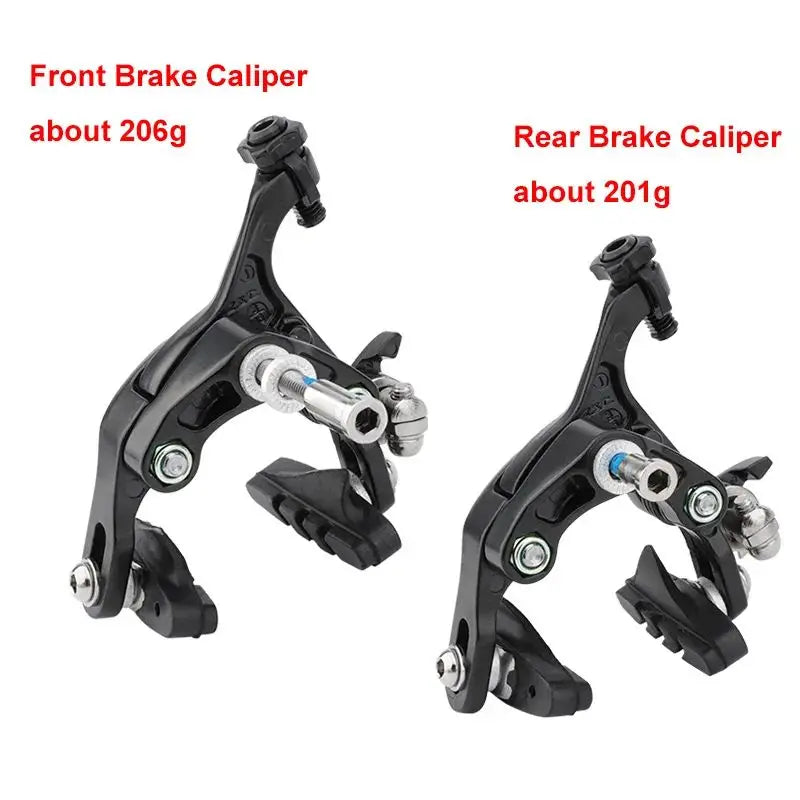 Road Bicycle Brakes  47-57mm Front Rear C Brake Calipers Aluminum Alloy Pull Caliper Front Rear Cycling Brake