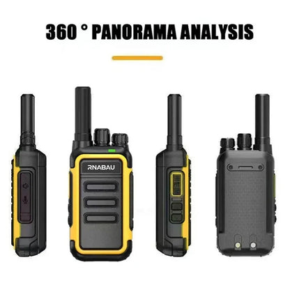 2Pcs Walkie Talkie Long Range Two Way Radio Portable UHF Talkies