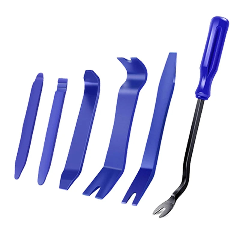 4x Car Door Clip Pry Trim Removal Tool Set Plastic Dash Panel Interior