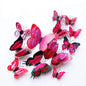 12Pcs 3D Butterfly Wall Stickers Decor for Kids Room Home Art