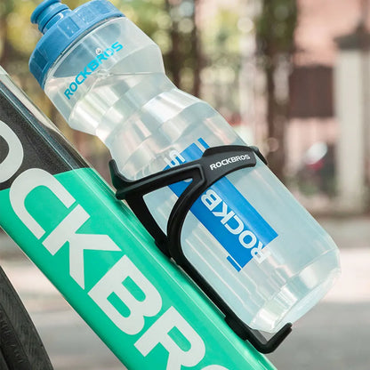 ROCKBROS Water Bottle + Holder Set 750ml Sports Bottle with Integrated Molded Cage