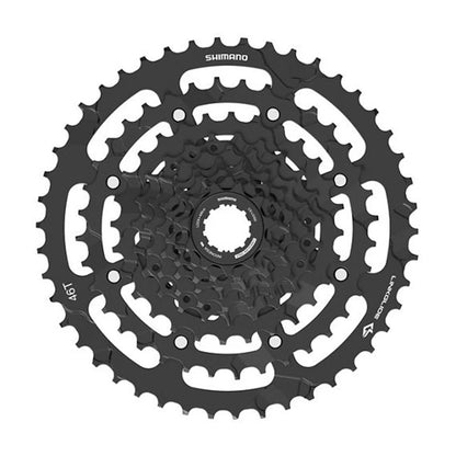 Shimano 9 Speed Cassette 11-36T 11-46T Compatible with Shimano CUES CS-LG300 LinkGlide