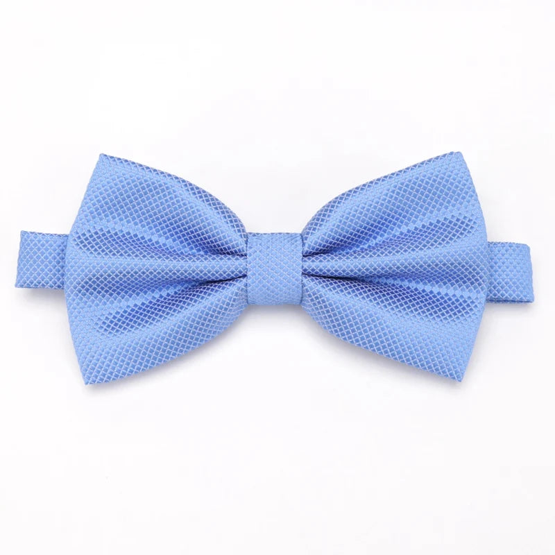 Bow Tie Solid Color Adjustable Wedding Party Ties for Men Women