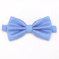 Bow Tie Solid Color Adjustable Wedding Party Ties for Men Women