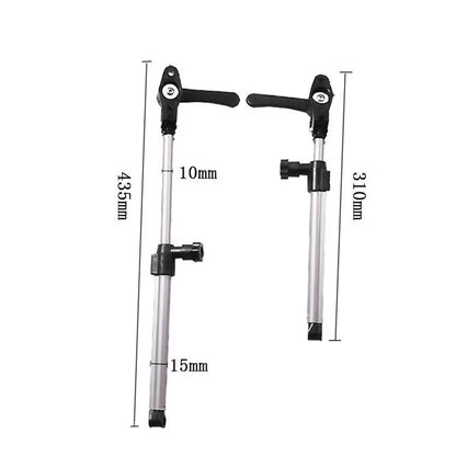 Aluminum Alloy RV Window Support Rod Pair for Motorhome Trailer 255/310mm