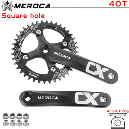 104BCD MTB Crankset 170mm Aluminum Square Taper 32T-42T Chainring