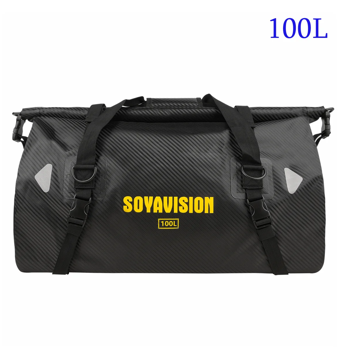 Waterproof Motorcycle Roll-Top Dry Tail Bag Backpack 20-66L