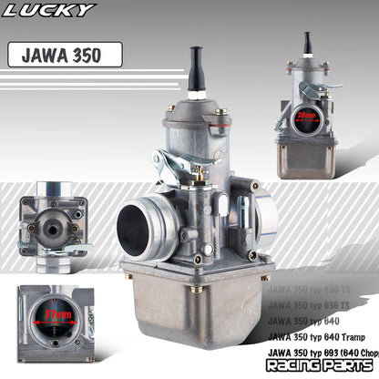 NEW JAWA 350 28mm Carburetor for TS Type 638/639/640/693 Chopper 12V Vergaser
