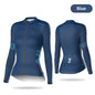 INBIKE Womens Long Sleeve Cycling Jersey Spring Autumn MTB Road Slim Fit Top