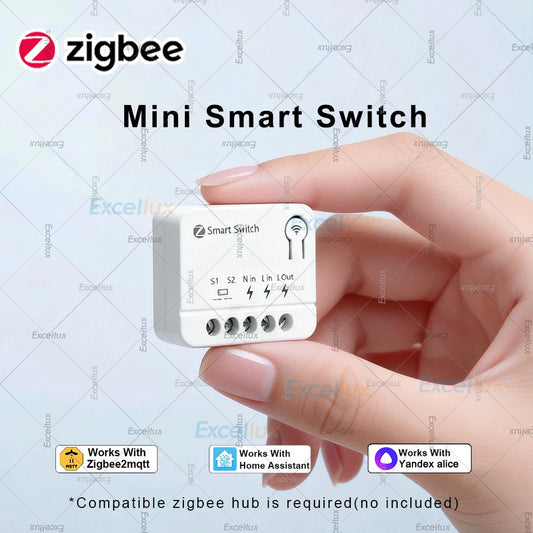 10A Smart Switch Module Zigbee Control Mini Relay for Home Assistant