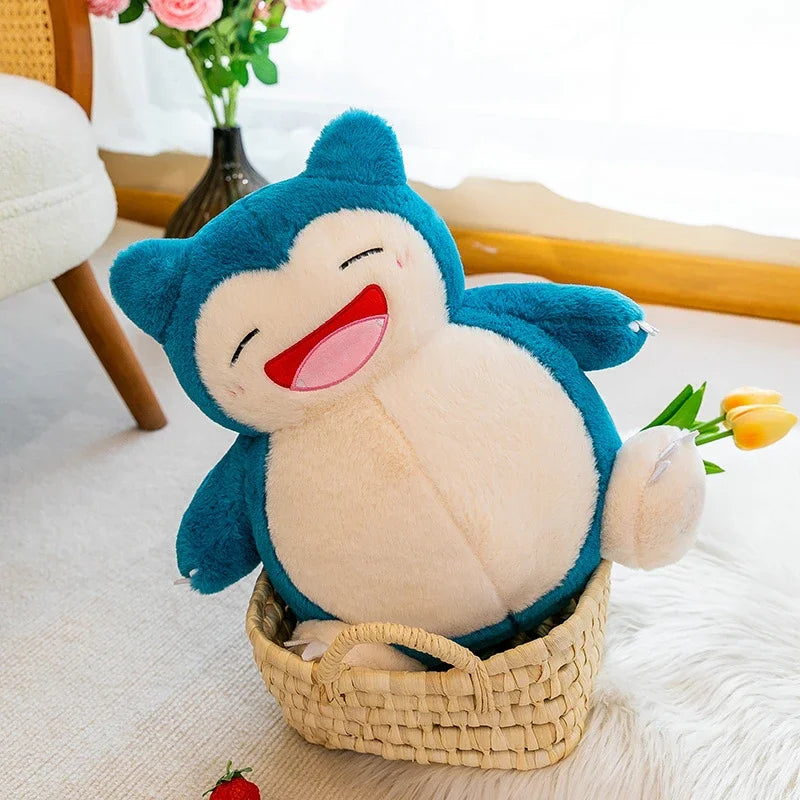 35cm Snorlax Plush Toy Soft Kawaii Stuffed Animal Kids Pillow