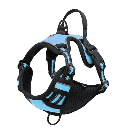 No Pull Dog Harness Adjustable Reflective Padded Handle for Large Dogs