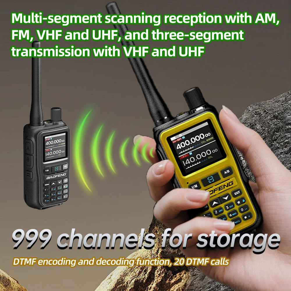 1PC Baofeng Walkie Talkie Long Range Radio 5RMINI Type-C Charger 1600mAh