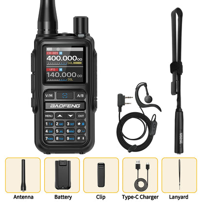 Baofeng Walkie Talkie UV-5R Mini Dual Band Bluetooth Long Range Radio