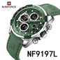 NAVIFORCE Top Military Quartz Watches for Men Luxury Sports Chronograph Watch Waterproof Clock Leather LED Digital WristWatch-EXPROTAS