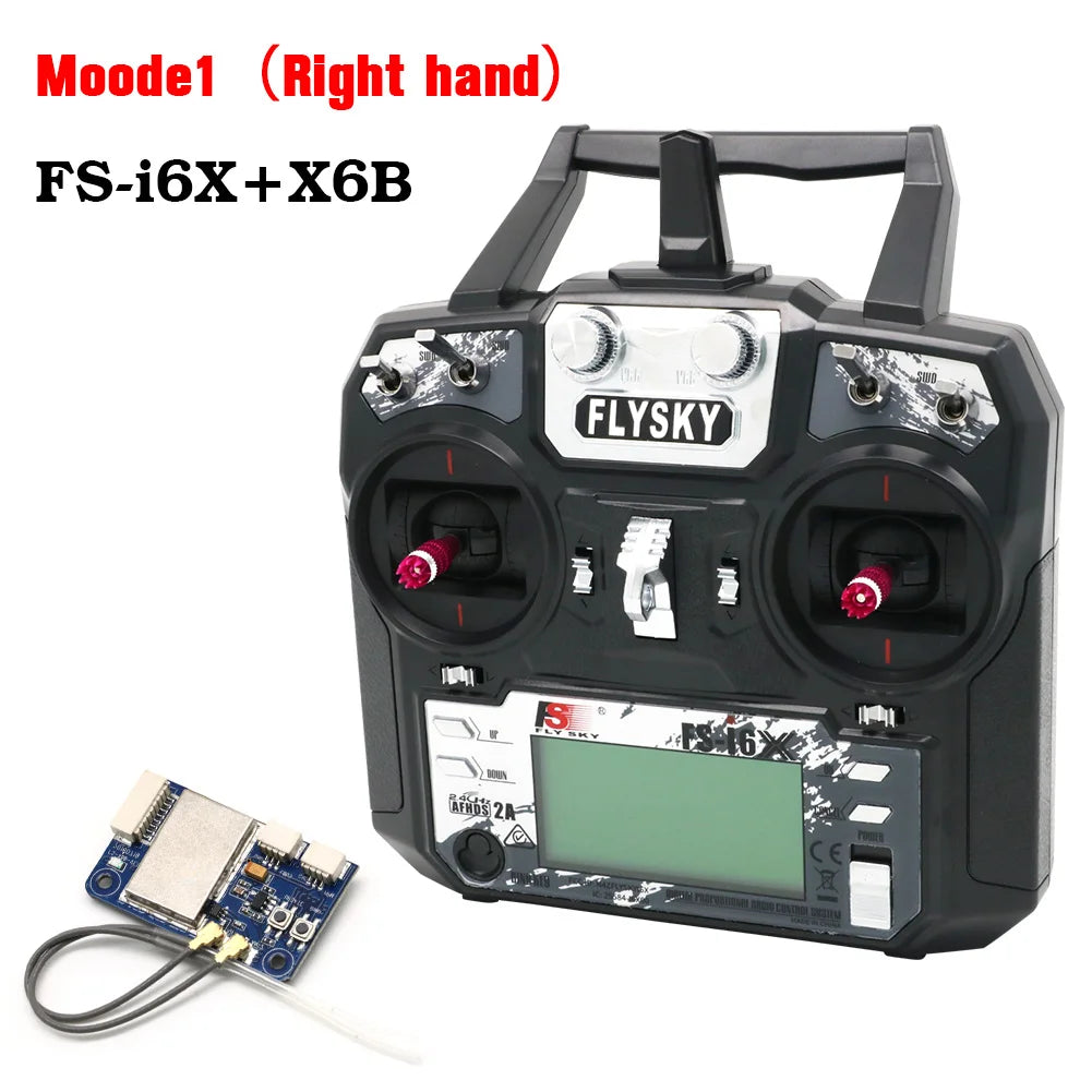 Flysky Radio Transmitter 10CH 2.4GHz AFHDS 2A with X6B IA6B Receiver for RC