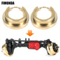 2PCS Brass Portal Cover Weight Knuckle Rings for 1/10 RC Crawler TRX4 TRX6