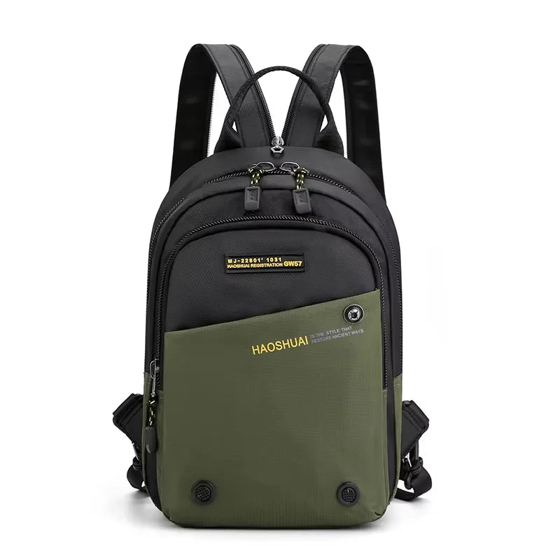 Men's Chest Bag Sling Backpack Travel Outdoor Small Cross Body Bags