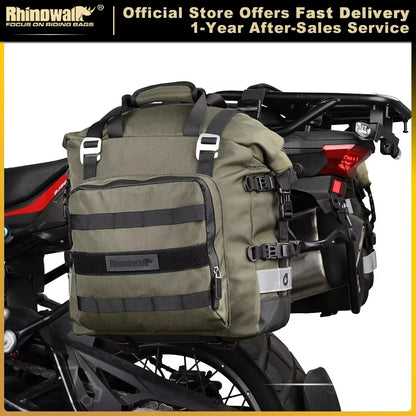 Rhinowalk Motorcycle Saddlebag 20-30L Universal Side Bag Waterproof Inner Bag