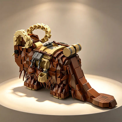 Action Monster Mount Building Blocks Rhino Constructor Model Bricks