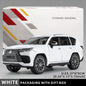 1:24 LX600 Off-Road in Luxury SUV Model Car, Zinc Alloy Pull Back Toy Car with Sound and Light for Kids Boy Girl Gift