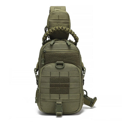 Tactical Chest Bag Sling Backpack Outdoor Travel Military Mens Molle Bags