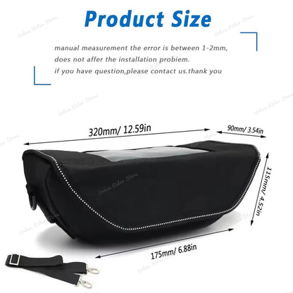 Waterproof Dustproof Motorcycle Handlebar Travel Storage Bag for Suzuki Boulevard M109R