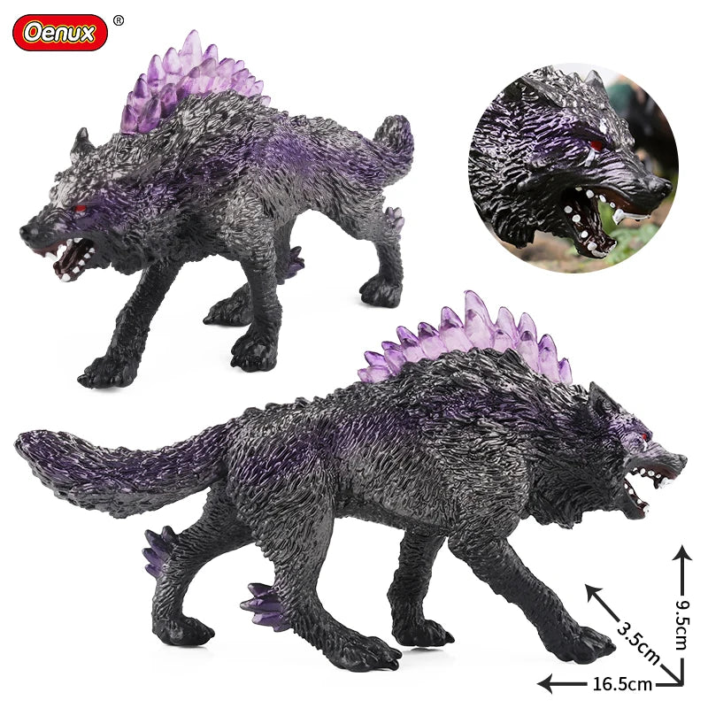 Oenux Fantasy Animal PVC Figure Dragon Dinosaur Golem Turtle Bull Orangutan - EXPROTAS