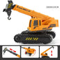 1pcs Scale-carrier Container Engineering Vehicle Excavator Transport Truck Model