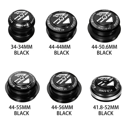 Bike Headset 1-1/8" Sealed Bearing 34/44/50.6/52/55/56mm MTB Fork