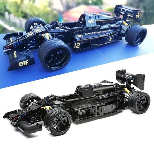 Technical John Player Special Formula 1 Classic Racing Cars One Generation Legend Racer Building Blocks Models MOC Bricks Toys-EXPROTAS
