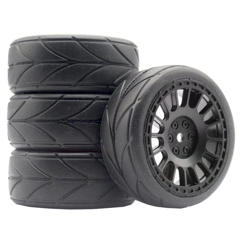 12mm Hex RC Wheels for 1/10 Rally Racing Car HSP HPI Tamiya Traxxas