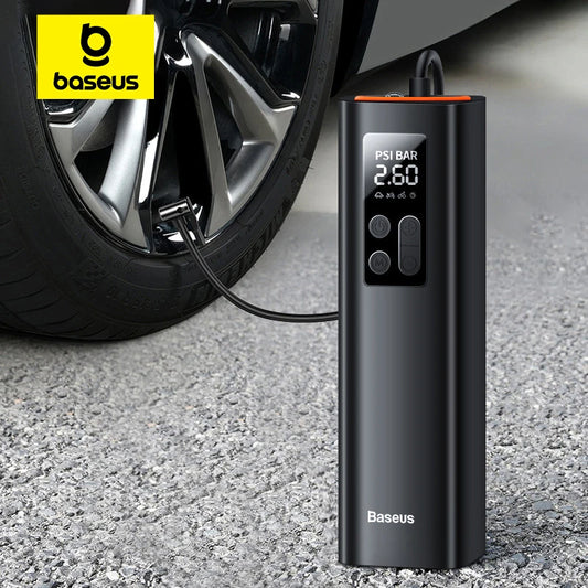 Baseus Mini Car Air Compressor 12V 150PSI Portable Tire Inflator Digital Pump