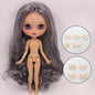ICY DBS Blythe Doll Pouting Mouth Tan Skin Matte Face 1/6 BJD Joint Body