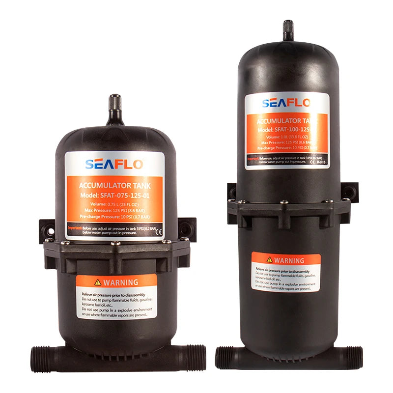 0.75L 1L 125PSI Pre-Pressurized Accumulator Tank Pressure Storage Vessel Hold Water Under Pressure Water Pump Flow Control Inter-EXPROTAS