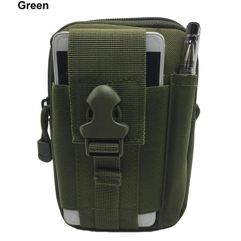 Mobile Phone Case Pouch Waist Bag Waterproof Nylon Multifunction Casual Men Waist Pack Male Small Bag-EXPROTAS
