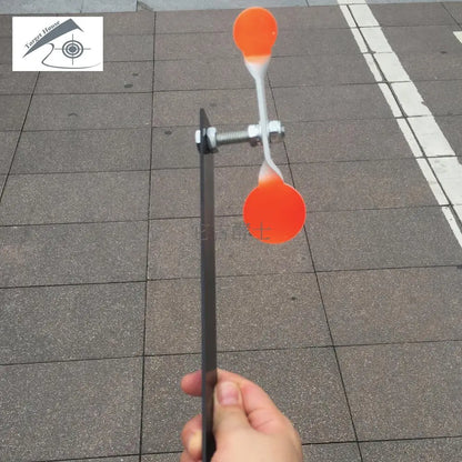 Portable Steel Spinner Shooting Target 3mm Thick Plinking Practice