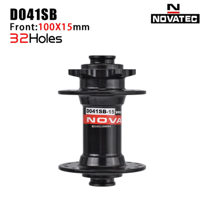 NOVATEC D041SB D042SB MTB Hub 28/32/36H 6-Bolt HG for 8-12 Speed