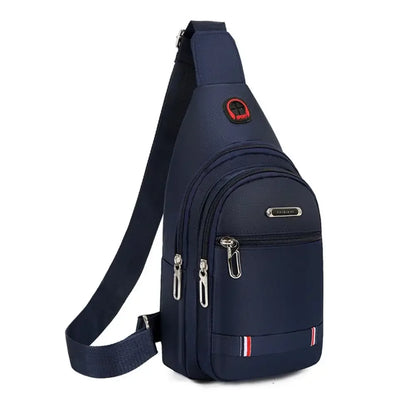 Men Messenger Bag Waterproof Oxford Crossbody Travel Shoulder Bag Large Capacity