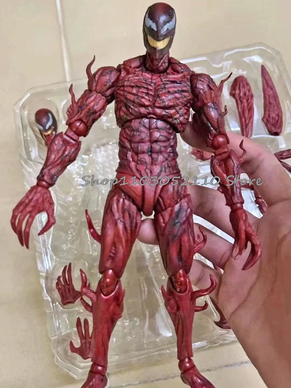 SHFiguarts Venom Red Venom Carnage Action Figure Shf Venom 2 Let There Be Carnage Anime Figure Model Toy Birthday Gifts Doll-EXPROTAS
