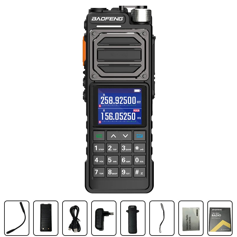 BAOFENG UV-25L Ham Radio High Powerful Tactical Walkie Talkie 50KM Four-Band Type-C 999Channel Two Way Radio BAOFENG NEW Upgrade-EXPROTAS