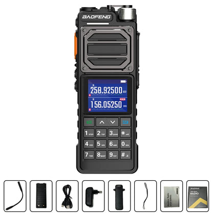 BAOFENG UV-25L Ham Radio High Powerful Tactical Walkie Talkie 50KM Four-Band Type-C 999Channel Two Way Radio BAOFENG NEW Upgrade-EXPROTAS