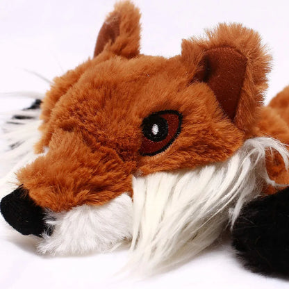 No Stuffing Dog Toy Plush Squeaky Animal Chew Toy for Pets Crinkle