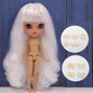 ICY DBS Blythe Doll Pouting Mouth Tan Skin Matte Face 1/6 BJD Joint Body