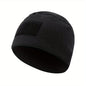 Windproof Tactical Beanie Hat Warm Fleece Winter Cap for Outdoor Activities