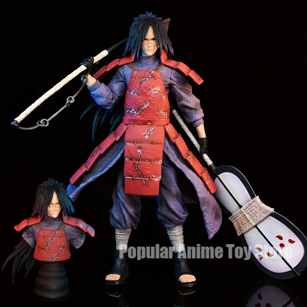 10.62in/27cm Anime Naruto Figure Uchiha Madara Fgiure Senju Hashirama Figure PVC Action Figures Collection Model Toys Gifts-EXPROTAS
