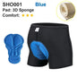NEWBOLER Men’s Cycling Padded Underwear 5D Gel Breathable MTB Road Shorts - EXPROTAS