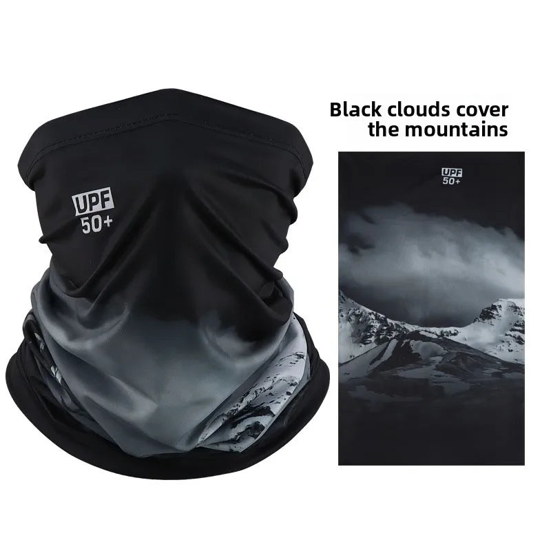 Sun Protection Mask Ice Silk Neck Gaiter Breathable Cycling Fishing Scarf